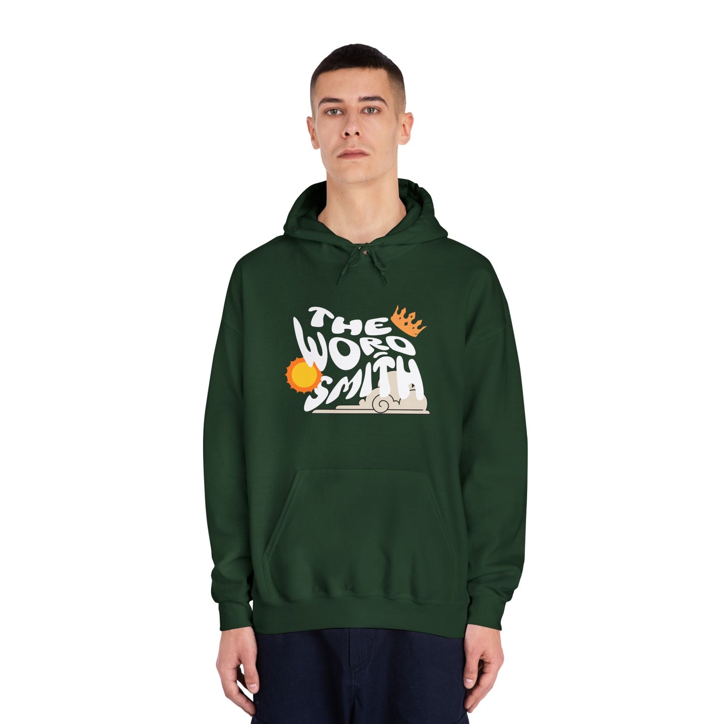 The Wordsmith Unisex Hooded Sweatshirt - Cozy & Creative Apparel