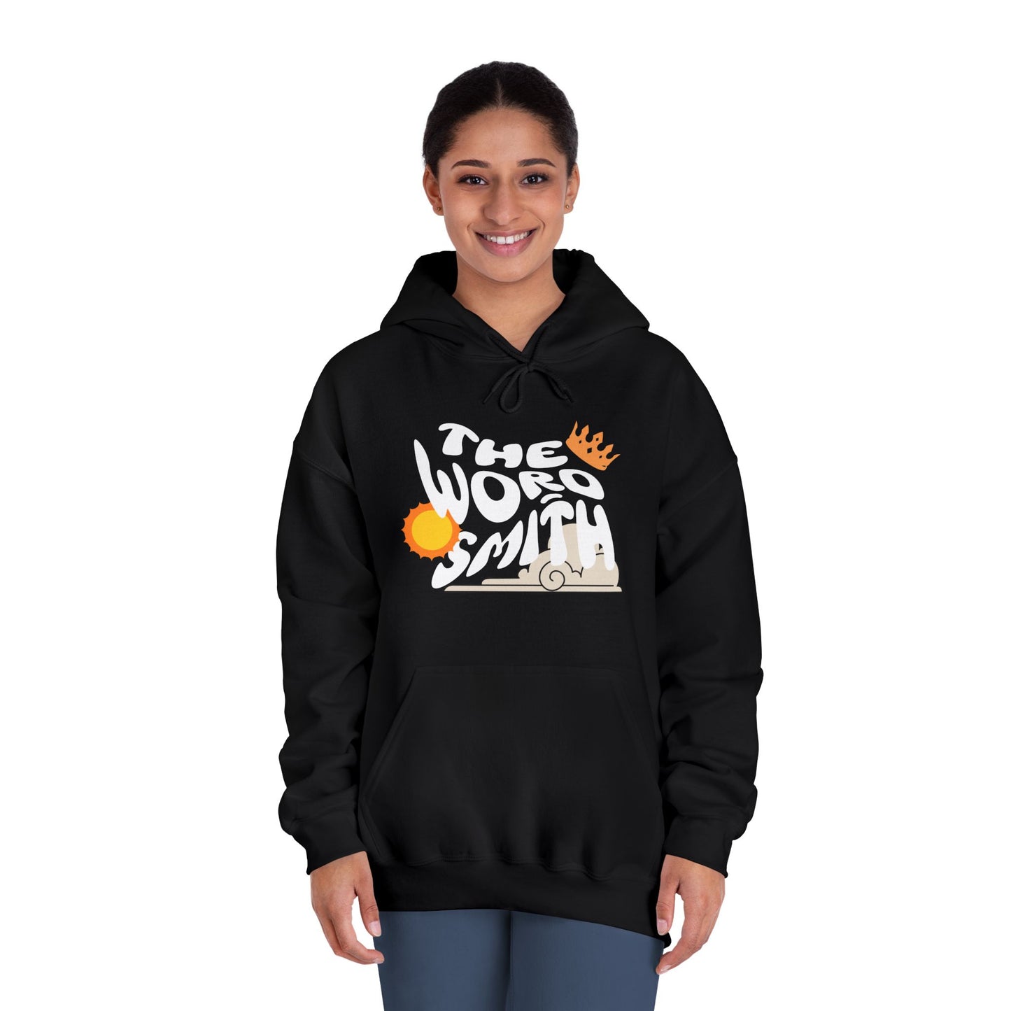 The Wordsmith Unisex Hooded Sweatshirt - Cozy & Creative Apparel