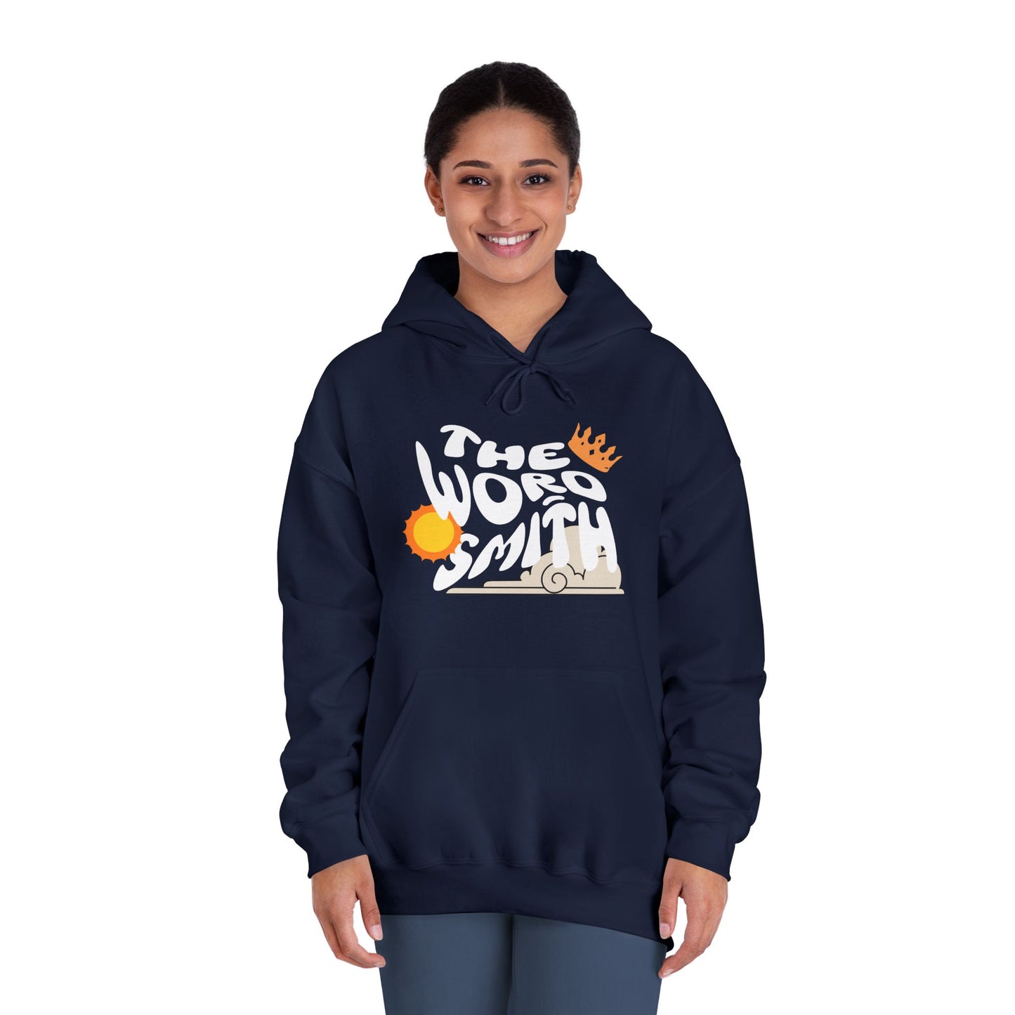 The Wordsmith Unisex Hooded Sweatshirt - Cozy & Creative Apparel